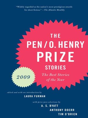 cover image of PEN/O.Henry Prize Stories 2009
